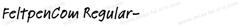 FeltpenCom Regular字体转换
